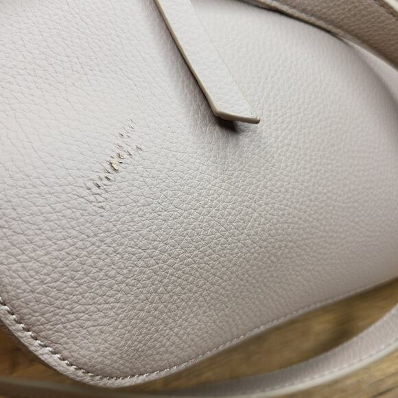 Lulu's tan gold vegan cross body purse sz 10 x 8 in - Picture 9 of 9